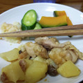 やんやんパパ's cooksnap of when they made 鶏ももと串切りポテトのきのこ焼き炒め♩.