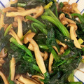 ガラピ子ぷー's cooksnap of when they made 旬！ちぢみほうれん草＆しめじバター炒め.