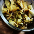 貴裕慧's cooksnap of when they made 豚コマと水菜ともやしのニンニク醤油炒め.