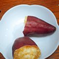 よーこ☆ガッキー's cooksnap of when they made 炊飯器におまかせ☆ねっとり甘い焼き芋!!.