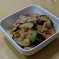 ラリー＆サラ's cooksnap of when they made なすとベーコンのガリバタポン酢炒め.