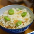 taruママ's cooksnap of when they made そら豆と桜海老の春色ごはん.