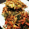 Ｃ’ｓＬａｂ's cooksnap of when they made サクサク♪にんじん葉のかき揚げ.