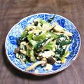 KAKO_KAKO's cooksnap of when they made 小松菜としめじと玉子のポン酢炒め.