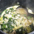 あたりめっこ's cooksnap of when they made うちのほうれん草鍋♪簡単.