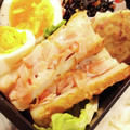 hitomi♪＊'s cooksnap of when they made ちくわのハムマヨ焼き.