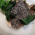 NEKOほっぺ's cooksnap of when they made 大根の葉の胡麻和え♡いつも同じ味に♡.