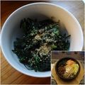 melmarilyn's cooksnap of when they made レンジで簡単！ほうれん草と海苔のナムル.