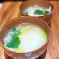 西＊絵子's cooksnap of when they made とろとろお餅入り☆ほうれんそう中華スープ.