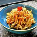 お料理ニャロメ's cooksnap of when they made お馴染み♪金平牛蒡＊副菜・作り置き.