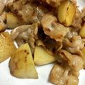 冷蔵庫レスキュー隊's cooksnap of when they made 山芋と豚肉のポン酢炒め.