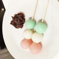 nikkijamie's cooksnap of when they made 素朴なおやつ✿茹で団子/焼き団子✿.