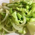冷蔵庫レスキュー隊's cooksnap of when they made キャベツと玉ねぎのオリーブオイル塩炒め☆.