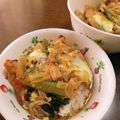 みちばたの花's cooksnap of when they made 竹輪の卵とじ丼.