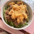 マヨメロディー's cooksnap of when they made 簡単★3色ジャージャー丼.