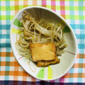 チェックのミニくま's cooksnap of when they made もやしと厚揚げの煮物.