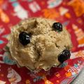 ゆーこ３１１０'s cooksnap of when they made 黒豆の煮汁で☆黒豆蒸しパン.