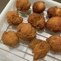 まり餅's cooksnap of when they made ホットケーキミックスde揚げドーナツ♪.