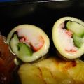 なぞう's cooksnap of when they made ☆お弁当に♪チーズ海苔巻き☆.