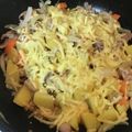 Kaoruby's cooksnap of when they made 豚こまとじゃがいものカレー炒め.