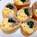 はなだより's cooksnap of when they made そぼろいなり.