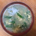 ＊siichan＊'s cooksnap of when they made ふんわり卵の簡単☆ニラたまスープ.
