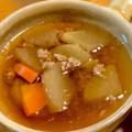 いおたん◎'s cooksnap of when they made 簡単☆小さい子供も食べられる大根と挽肉煮.