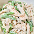 ぷらむ♪'s cooksnap of when they made 鶏むね肉といんげんの粒マスタードマヨ和え.