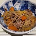 ぴょんこ623's cooksnap of when they made ホットクック　白菜と豚肉のすき焼き風.