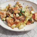 ３匹のこじかママ's cooksnap of when they made ゴロゴロ鮭とおじゃがのごま葱炒め.