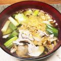 おじ☆さん's cooksnap of when they made 簡単!焼き葱たっぷり豚バラうどん.