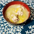 ふうはっちゃん's cooksnap of when they made 白菜と豚肉だけのお味噌汁.