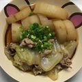 ハングル's cooksnap of when they made 超簡単！寒い日にはこれ！豚バラ白菜大根！.