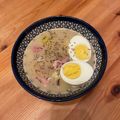 まめぽよん's cooksnap of when they made ジュレック：ポーランドの発酵スープ.