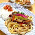 YUH♡ママ's cooksnap of when they made 簡単☆甘辛すき焼き風の焼きうどん.