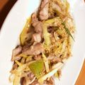 maezuchu's cooksnap of when they made 鶏せせり肉と白ねぎたっぷりナムル和え.