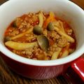 ☆さぶ☆☆'s cooksnap of when they made トマト缶で！挽肉ときのこのトマトソース.