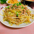 へい♡ゆー♡'s cooksnap of when they made もやしとひき肉の甘辛炒め。お弁当、丼にも.