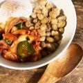 カズ形33's cooksnap of when they made オートミール卵納豆丼.