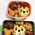 pnyo's cooksnap of when they made トラくんおにぎり＊キャラ弁.