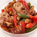 クックにくにく's cooksnap of when they made 免疫力アップ！青椒肉絲風 温玉のせ丼.