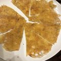 もょん's cooksnap of when they made 薄切りれんこんの、カリカリチーズ焼き！.