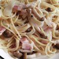 べるりんも's cooksnap of when they made きのことベーコンのクリームパスタ.