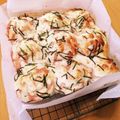 いとしのエリー♪'s cooksnap of when they made 全粒粉50%！明太マヨチーズちぎりパン.