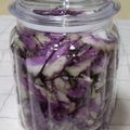 よっクマごん's cooksnap of when they made 紫白菜の浅漬け.