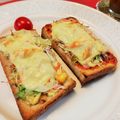アイリッシュショコラ's cooksnap of when they made 朝食やランチに！ハムキャベツトースト.