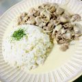 あーるべり's cooksnap of when they made ☆ホワイトビーフストロガノフ☆.