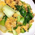 ぴかぴかぴかぴか's cooksnap of when they made チンゲン菜と豚バラの玉子炒め.