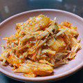 ☆れいちぇる's cooksnap of when they made 簡単＊エノキとキムチでエノキムチ＊常備菜.