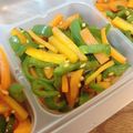 ひろっぴの嫁's cooksnap of when they made 離乳食完了期　にんじんピーマンのきんぴら.